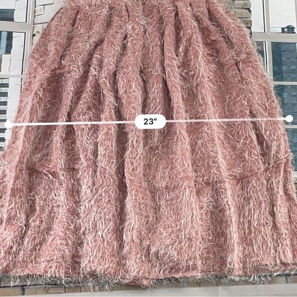 NWT Women’s Chaiken & Capone Pink & White Viscose Silk Stylish Skirt (6) GI17 - Picture 10 of 12